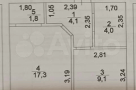 1-к. квартира, 36,3 м², 3/7 эт.