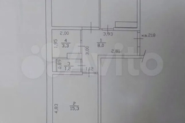 2-к. квартира, 60 м², 3/24 эт.