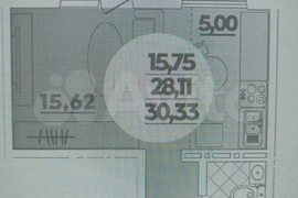 Квартира-студия, 30,3 м², 3/16 эт.