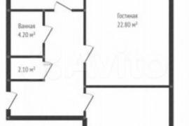 2-к. квартира, 75 м², 18/25 эт.