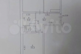 2-к. квартира, 60 м², 3/24 эт.