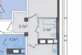 1-к. квартира, 56,9 м², 6/16 эт.