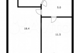 1-к. квартира, 41 м², 1/3 эт.